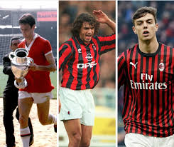 Paolo maldini holds the most a.c. Sportbible Last Night 18 Year Old Daniel Maldini Became The Third Generation Of The Maldini Family To Score A Senior Goal For Ac Milan Cesare Maldini Paolo Maldini Daniel Maldini Facebook