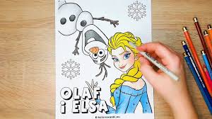 Nowe dzialy z obrazkami do wydruku na stronie. Frozen Kraina Lodu Kolorowanki Do Druku Dla Dzieci