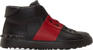 Black And Red High Tops Valentino Black Red High Top Sneakers Red High Top Sneakers Sneakers Sneakers Men
