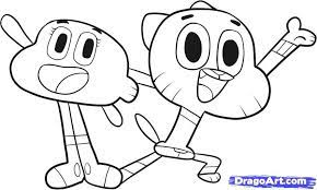 Learn to color the amazing world of gumball coloring pages. Gumball And Darwin By Bigbob101 On Deviantart Cute Coloring Pages The Amazing World Of Gumball Coloring Pages