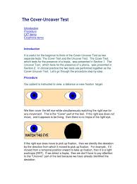 Image result for Cover Test