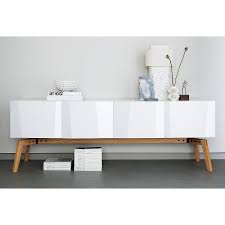 Shop Alba Large White Lacquer Credenza Clean White Storage Shows Its Many Sides For Dining Media Bedroom Bedroom Furniture Layout Furniture Furniture Layout