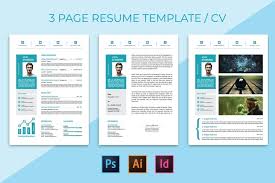 This and the portfolio/show reel is something that i need to have top quality and get the reader to engage in going on to read my cover letter and look at my portfolio. Cv Resume Cover Letter And Portfolio Page Template 711580 Resume Templates Design Bundles
