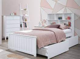 Myer White King Single Bed With Storage Hardwood Frame Single Beds With Storage Single Bed Frame Bed Frame With Storage
