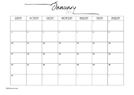 Free printable january 2021 calendar. Free 2021 Calendar Template Word Instant Download