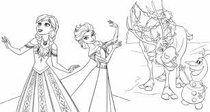 All gathered in one place in a beautiful selection of free, printable snowland coloring pages. Coloring Page Frozen 2 Anna Elsa Olaf And Sven 9