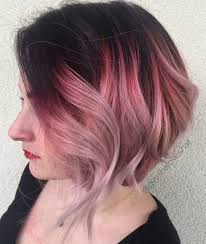Blue ombre hair looks amazing, especially when mixed with black. Black To Pink Ombre On Short Hair Short Ombre Hair Pink Ombre Hair Ombre Hair Color