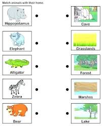 Habitat Worksheets For Kindergarten In 2020 Animal Habitats Preschool Animal Habitats Kindergarten Animal Habitats