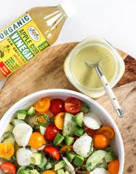 A simple, recipe for raw apple cider vinaigrette, an easy homemade apple cider vinegar salad dressing full of healthy probiotics, that can be made in a mason jar. Apple Cider Vinaigrette Dressing Recipe Shaped By Charlotte