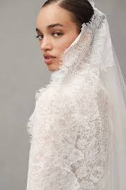 Watters Frances Single-Tier Cathedral Veil