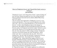 For example, it can be a reflection on someone's behavior. How Do Porphyria S Lover And Stop All The Clocks Convey A Feeling Of Love And Loss Gcse English Self Reflection Essay Psychology A Level Essay Outline