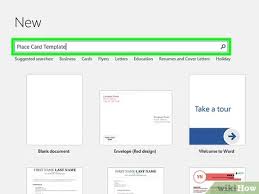 Here you are setting up the default format of the first place card. 3 Easy Ways To Print On Place Cards On Pc Or Mac Wikihow Tech