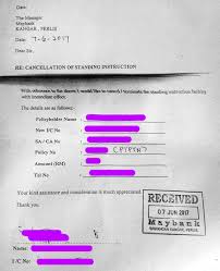 The instruction is sometimes known as a banker's order. Cancelation Of Maybank Account Standing Instruction Giving Up On Diet