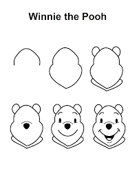 Step by step drawing of winnie the pooh and friends. Winnie The Pooh Step By Step Drawing Tutorial Easy Disney Drawings Drawing Tutorial Easy Drawings