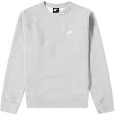 The supreme bandana box logo hooded sweatshirt in heather grey features the logo in a rich blue bandana print. Nike Club Crew Sweat In 2021 Nike Outfits Cute Nike Outfits Sweatshirts