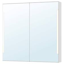 Storjorm Mirror Cabinet W 2 Doors Light White 31 1 2x5 1 2x37 3 4 Ikea Mirror Cabinets Bathroom Mirror Cabinet Ikea