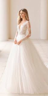 See the best wedding dresses with long sleeves and 3/4 sleeves. 30 Stunning Long Sleeve Wedding Dresses For Brides Wedding Dresses Guide