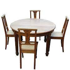 franse art deco tafel met 6 stoelen stoelen art deco en eiken tafel