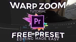Warp Zoom Transition Tutorial Free Preset Adobe Premiere Pro Cc 2017 Editing Made Easy Ep 8 Youtu Premiere Pro Tutorials Premiere Pro Premiere Pro Cc