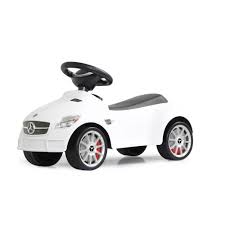 Petit Porteur Pousseur Trotteur Voiture Mercedes Slk55amg Blanc Achat Vente Porteur Pousseur Cdiscount