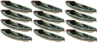 The materials for the kayak makes it faster and easy to maneuver since its lightweight. Sentinel 100x Angler Wholesale Package