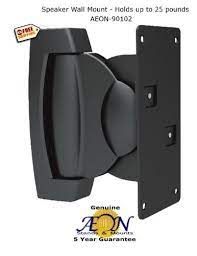 Heavy Duty Speaker Wall Mount For Bookshelf Large Or Small Speakers Aeon Stands And Mounts Http Www Am Speaker Wall Mounts Small Speakers Cool Bookshelves