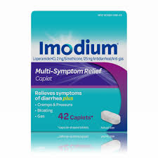 Imodium Multi Symptom Gas Diarrhea Relief Caplets 42 Count Walmart Com