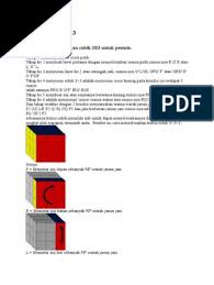 Disini aku akan memberikan tutorial untuk menyelesaikanrubik 3x3 dengan mudah dan cepat.tutorial kali ini aku bagi menjadi 2 bagian ya gaes.aku menggunakan m. Rumus Rubik 3x3 Pdf