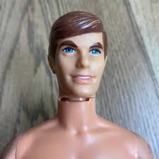 1968 mattel ken doll bendable knees brown hair