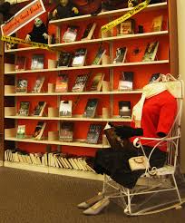 Our Main October Display Hauntingly Good Books Library Displays School Library Displays Library Book Displays
