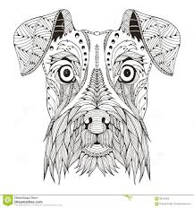 Schnauzer coloring pages are a fun way for kids of all ages to develop creativity, focus, motor skills and color recognition. Schnauzer Dog Head Zentangle Stylized Vector Illustration Freehand Pencil Hand Drawn Pattern Zen Art Orna Schnauzer Art Dog Coloring Page Animal Coloring Pages