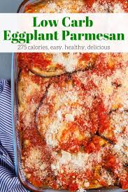 Low Carb Eggplant Parmesan Slender Kitchen Recipe Low Carb Eggplant Recipes Eggplant Recipes Parmesan Eggplant Parmesan
