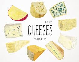 Cheese Clipart Food Clipart Watercolor Clipart Cheese Etsy In 2020 Food Clipart Watercolor Food Food