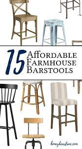15 Affordable Farmhouse Barstools Farmhouse Bar Stools Farmhouse Stools Kitchen Bar Stools