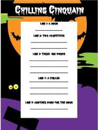 Squeeze In A Spooktacular Poetry Mini Lesson On Halloween By Having Your Students Write Cinquain Poems There Are Several For Cinquain Cinquain Poems Ing Words