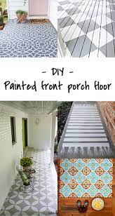 Diy To Try Painted Front Porch Floor Ohoh Deco Diy House Renovations Decor Hacks Diy Painted Porch Floors