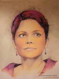 Digital Abstract Realistic ColorPencil Portrait Illustrarion