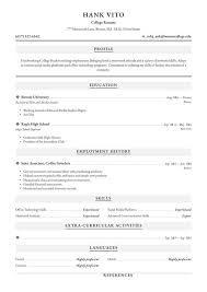Psychology undergraduate cv template resume sample for college high. College Student Resume Examples Writing Tips 2021 Free Guide
