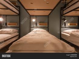 Bunk beds are supported on four pillars on each corner. Tbilisi Georgia Oct Image Photo Free Trial Bigstock
