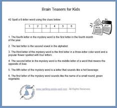 Do you know when to use capital letters in titles? Spelling Brain Teasers For Kids
