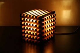 Wooden Bedside Light Cube Id Lights Wooden Bedside Lights Table Lamp Wood Cube Table Lamp