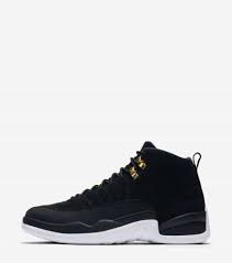 Jordan flight 45 high ip men's • black/varsity red/white $125.00. Air Jordan 12 Retro Reverse Taxi Black White Gold Mens Kixify Marketplace