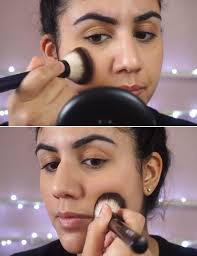 How To Apply Foundation On Face Step By Step Tutorial How To Apply Foundation Pressed Powder Foundation Foundation For Oily Skin