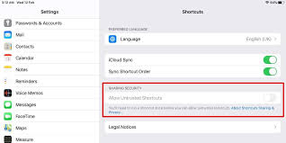 How To Fix Allow Untrusted Shortcuts Grayed Out On Ios Ios Icloud Fix It