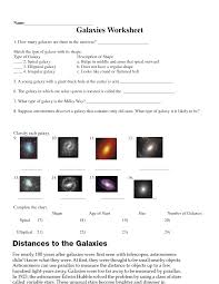 Galaxy Worksheet Solar System Worksheets School Worksheets Worksheets