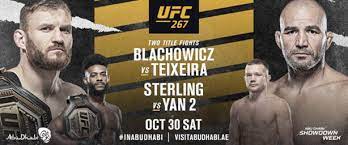 View fight card, video, results, . Blachowicz Vs Teixeira Title Bout To Headline Ufc 267 In Abu Dhabi Esquire Middle East