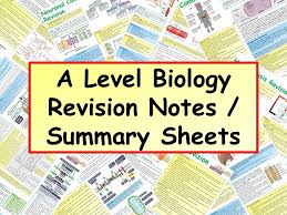 Ocr A Level Biology A2 Revision Notes Summary Sheets A Level Biology Science Revision Gcse Science Revision