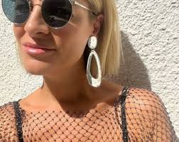 Vintage BAYANIHAN Mikal Jon Sterling Silver 925 Bold Modernist Clip-on  Earrings