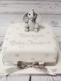 Crafty Cakes Exeter Uk Cute Elephant Baby Shower Cake