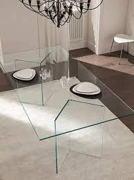 Some simple assembly is required when this dining table arrives. 30 Ways To Incorporate A Glass Dining Table Into Your Interior Digsdigs